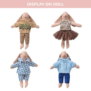 5 Inch / 6 Inch Doll Clothes Collection – for 1:12 Scale Dollhouse Accessories Kivvi Tales