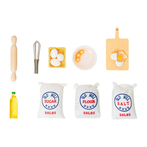 Baking Accessories Set – 1:12 Scale Dollhouse Kitchen Accessories Kivvi Tales