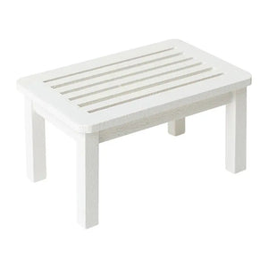 White Carved Side Table – 1:12 Scale Dollhouse Furniture Kivvi Tales