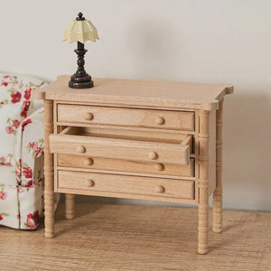 Wooden Chest of Drawers – 1:12 Scale Dollhouse Furniture Kivvi Tales