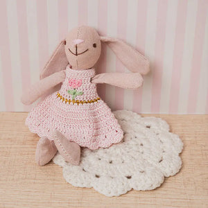 Crochet Flower Round Rug – 1:12 Scale Dollhouse Decor Kivvi Tales