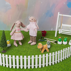 White Picket Fence – 1:12 Scale Dollhouse Accessories Kivvi Tales