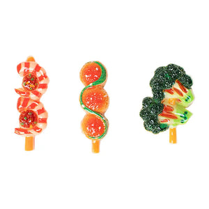 BBQ Grill & Skewer Set | Choose from Full Set (Grill + 3 Skewers), Grill Only, or Skewers Only – 1:12 Scale Dollhouse Accessories Kivvi Tales