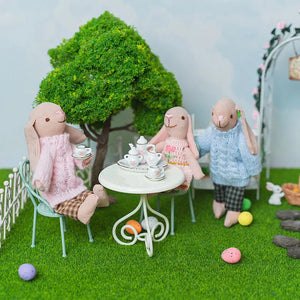 12 × 12 Inches Realistic Miniature Artificial Turf Mat – 1:12 Scale Dollhouse Accessories Kivvi Tales