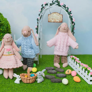 White Wood Fence with Roses (2-Pack) – 1:12 Scale Dollhouse Accessories Kivvi Tales