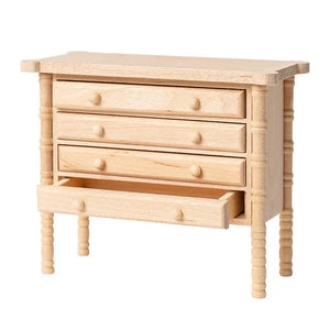 Wooden Chest of Drawers – 1:12 Scale Dollhouse Furniture Kivvi Tales