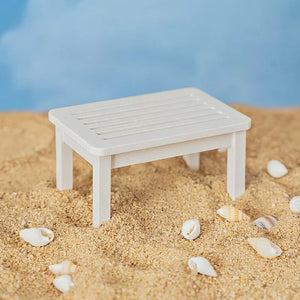 White Carved Side Table – 1:12 Scale Dollhouse Furniture Kivvi Tales