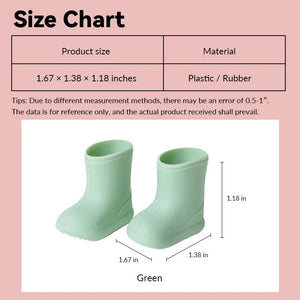 Mint Green Rain Boots – 1:12 Scale Dollhouse Accessories Kivvi Tales