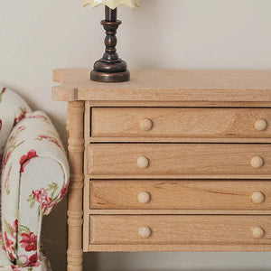 Wooden Chest of Drawers – 1:12 Scale Dollhouse Furniture Kivvi Tales