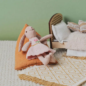 Yellow Bean Bag Chair – 1:12 Scale Dollhouse Furniture Kivvi Tales