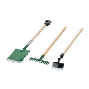 3-Piece Garden Tool Set – 1:12 Scale Dollhouse Accessories Kivvi Tales
