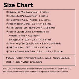 Seashell Message on the Beach – 1:12 Scale Dollhouse Miniature Story-Box Kivvi Tales