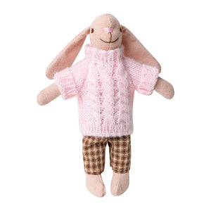 6 inch Bunny Mom Clara – Figure for 1:12 Scale Dollhouse Scenes Kivvi Tales