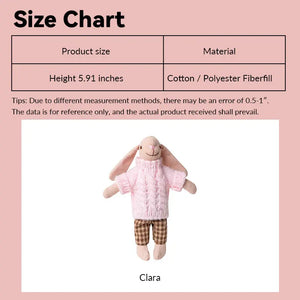 6 inch Bunny Mom Clara – Figure for 1:12 Scale Dollhouse Scenes Kivvi Tales