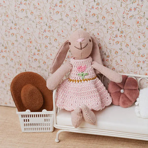 5 inch Bunny Kid Milo – Figure for 1:12 Scale Dollhouse Scenes Kivvi Tales