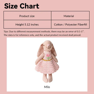 5 inch Bunny Kid Milo – Figure for 1:12 Scale Dollhouse Scenes Kivvi Tales