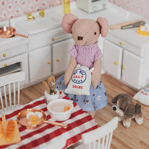 5 inch Mouse Kid Pip – Figure for 1:12 Scale Dollhouse Scenes Kivvi Tales