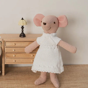 6 inch Mouse Mom Sophie – Figure for 1:12 Scale Dollhouse Scenes Kivvi Tales