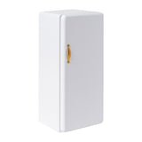 White Refrigerator with Opening Door – 1:12 Scale Dollhouse Furniture