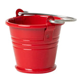 Red Metal Bucket – 1:12 Scale Dollhouse Accessories Kivvi Tales