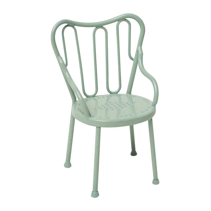 Metal Miniature Garden Table & Chairs– 1:12 Scale Dollhouse Furniture Kivvi Tales