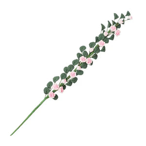 Flexible Clay Rose Vine Handmade Miniature Flower Garland – 1:12 Scale Dollhouse Accessories Kivvi Tales