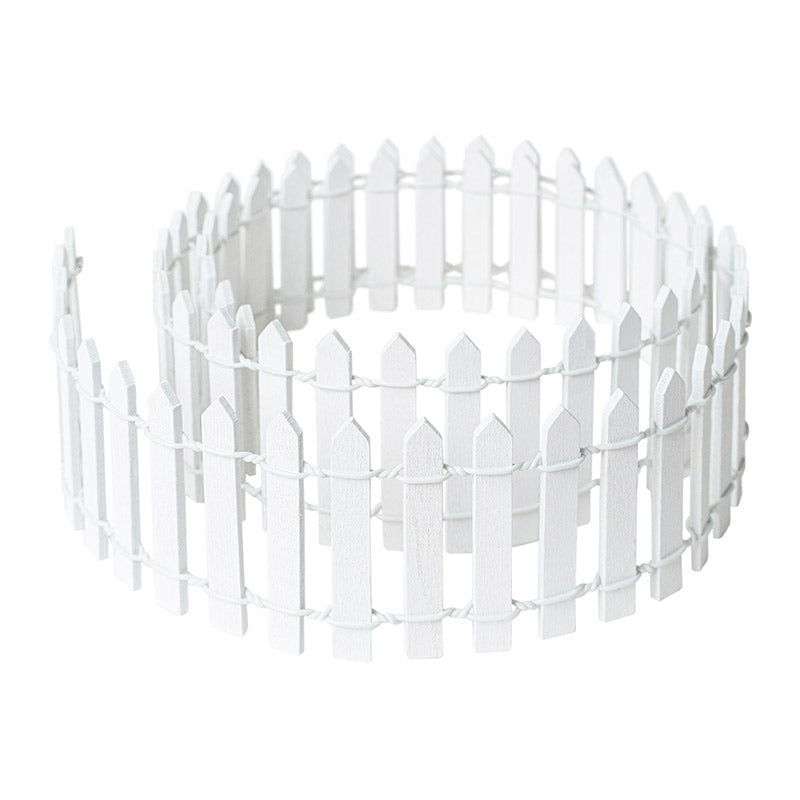White Picket Fence – 1:12 Scale Dollhouse Accessories