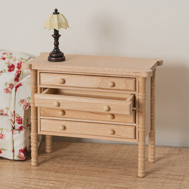 Wooden Chest of Drawers – 1:12 Scale Dollhouse Furniture