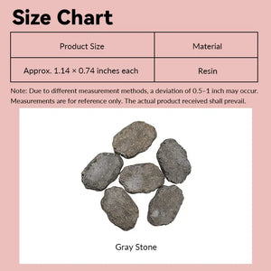 6pcs Realistic Miniature Slate Stepping Stones – 1:12 Scale Dollhouse Accessories Kivvi Tales