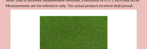 12 × 12 Inches Realistic Miniature Artificial Turf Mat – 1:12 Scale Dollhouse Accessories Kivvi Tales