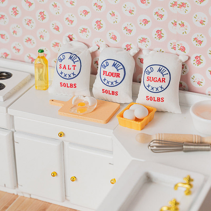 Baking Accessories Set – 1:12 Scale Dollhouse Kitchen Accessories