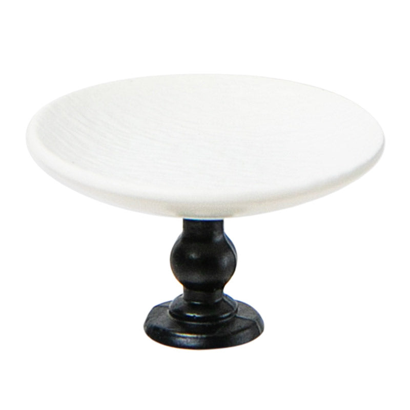 White background image of a miniature dessert stand designed for a 1:12 scale dollhouse scene