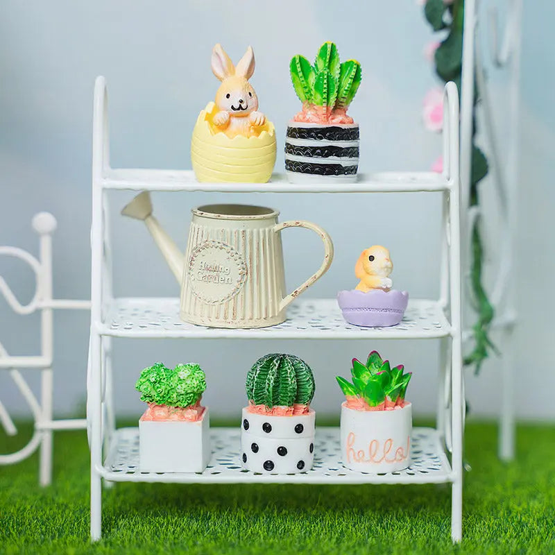 Distressed Metal Mini ature Watering Can – 1:12 Scale Dollhouse Accessories Kivvi Tales