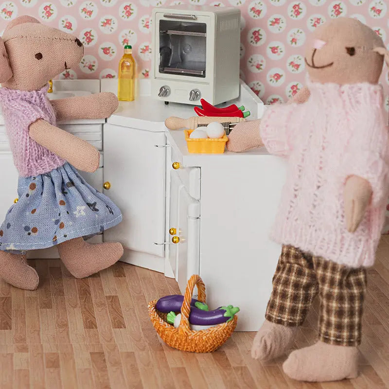 Dollhouse Vegetables: 1:12 Basket Set | KIVVI TALES