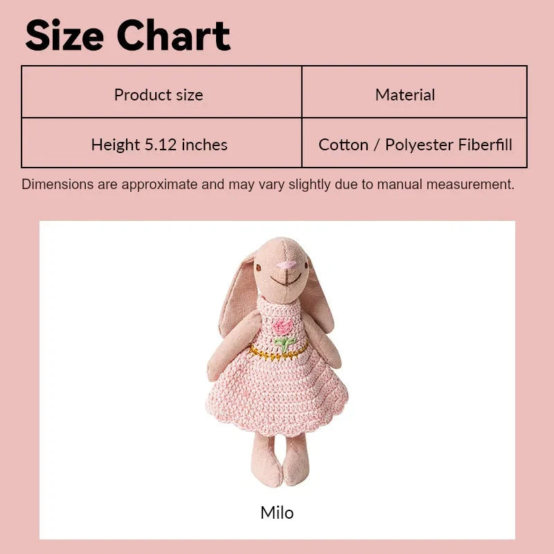 5 inch Bunny Kid Milo – Figure for 1:12 Scale Dollhouse Scenes Kivvi Tales