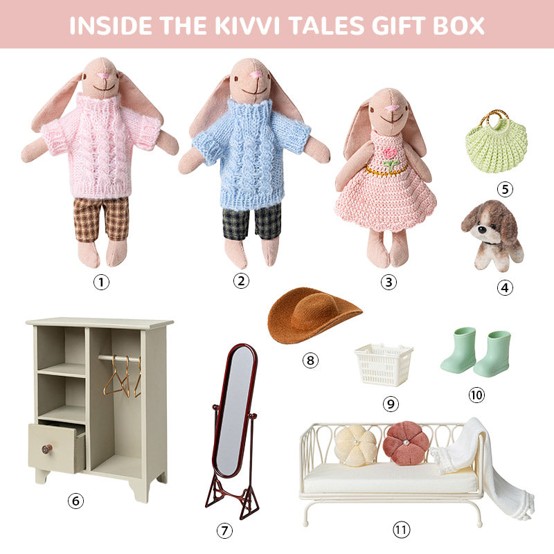 The Lost Hat in the Dressing Room – Dollhouse Gift Box Set