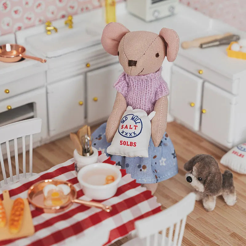 5 inch Mouse Kid Pip – Figure for 1:12 Scale Dollhouse Scenes Kivvi Tales
