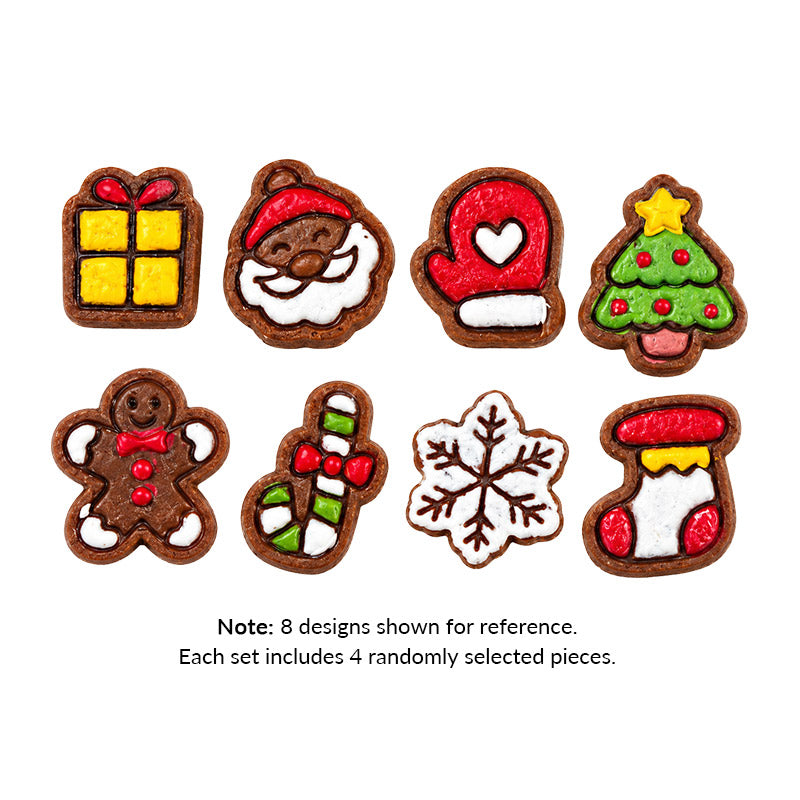 Dollhouse Christmas Table Decor for Festive Dining - 1:12 Scale Miniature Accessories (Choose Options)