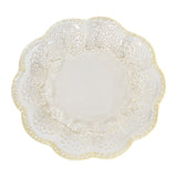 Miniature Clear Plate Crystal Like Resin - 1:12 Scale Dollhouse Dining Accessories