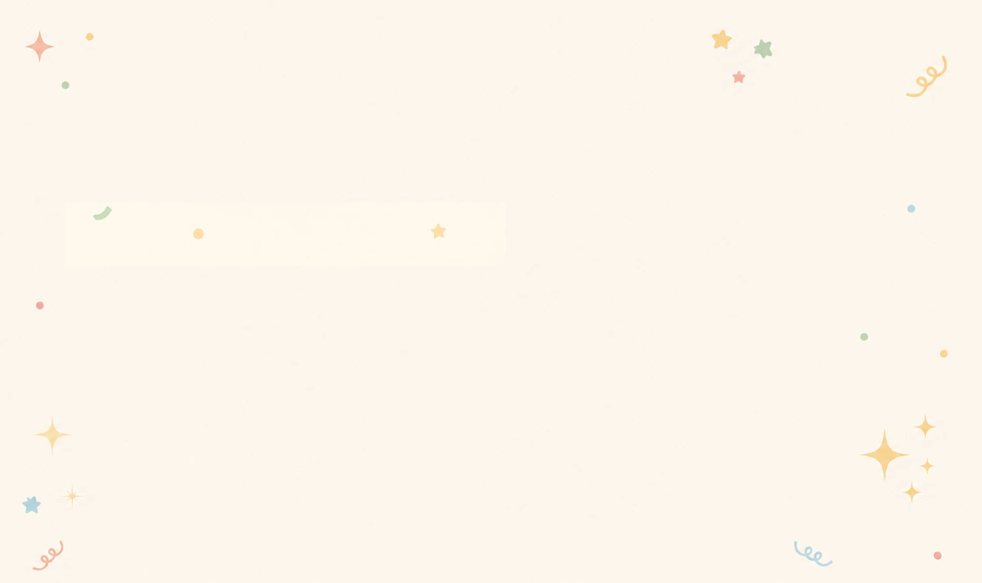 Gentle illustrated background with soft stars and whimsical accents, creating a cozy showcase for featured dollhouse miniatures and Kivvi Tales storytelling